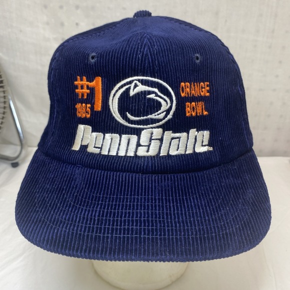 Other - Vintage Penn State Nittany Lions 1985 #1 Orange Bowl Corduroy Hat  Snapback